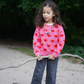 Kids love sweater, pink