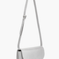 Inez recycled vegan shoulder bag, silver