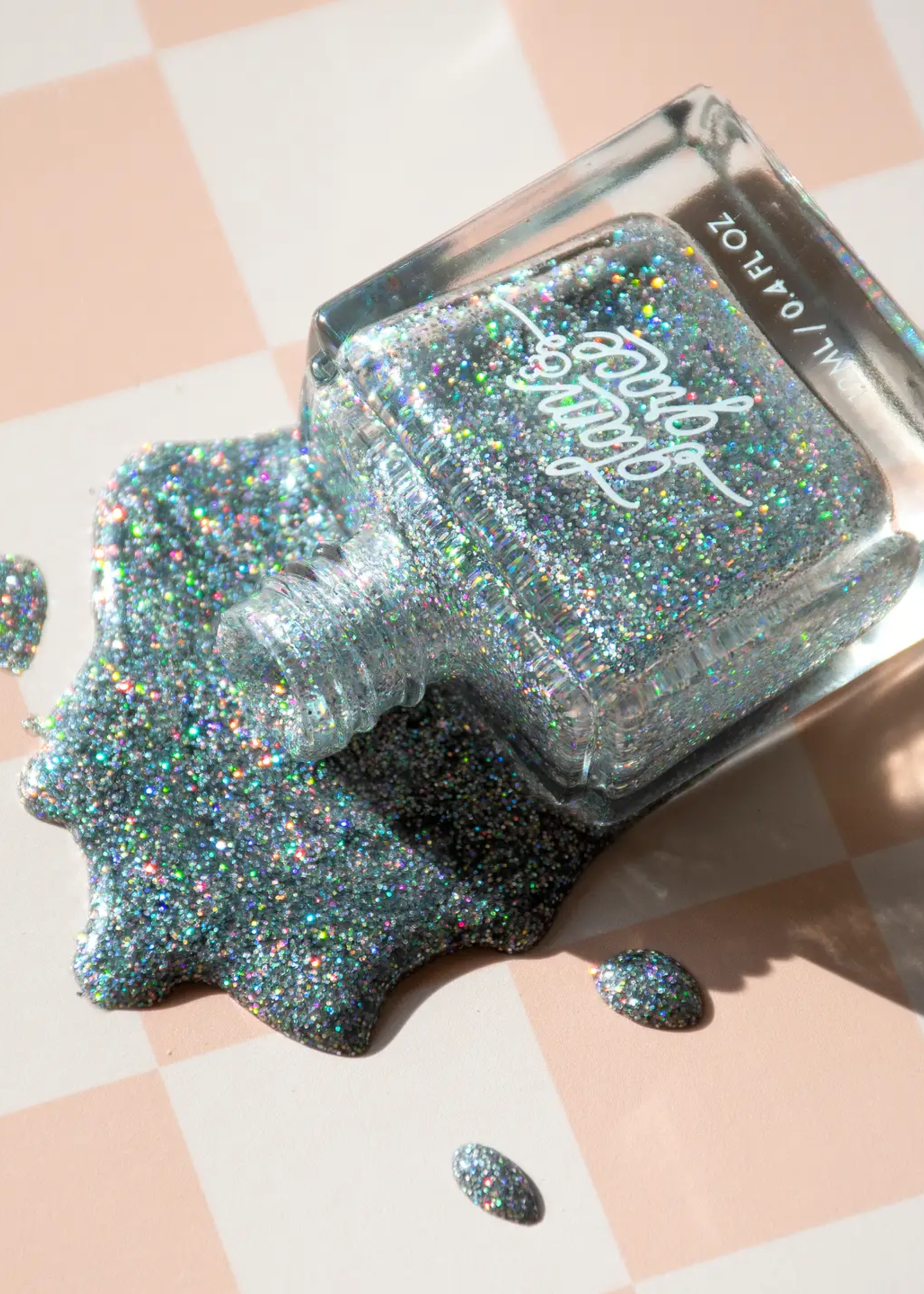 Nail polish, laser disc