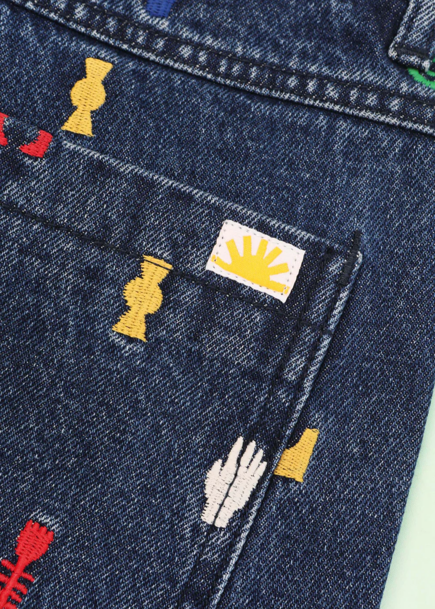 Colton jean embroidery