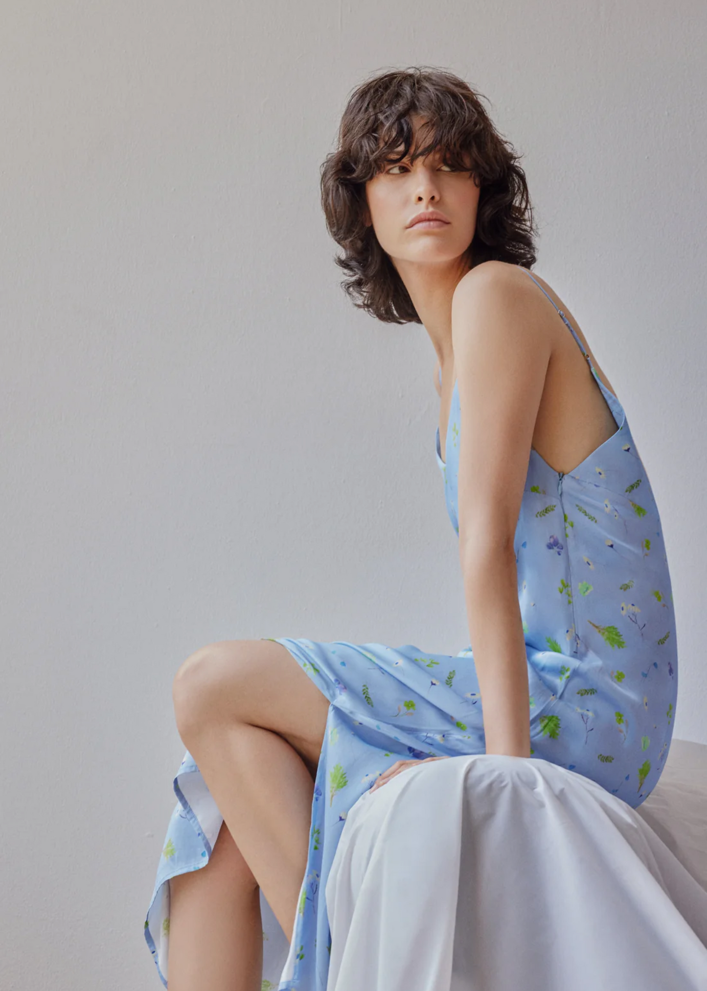Lisbon dress, blue