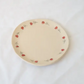 Line drawn tulips catchall plate, red