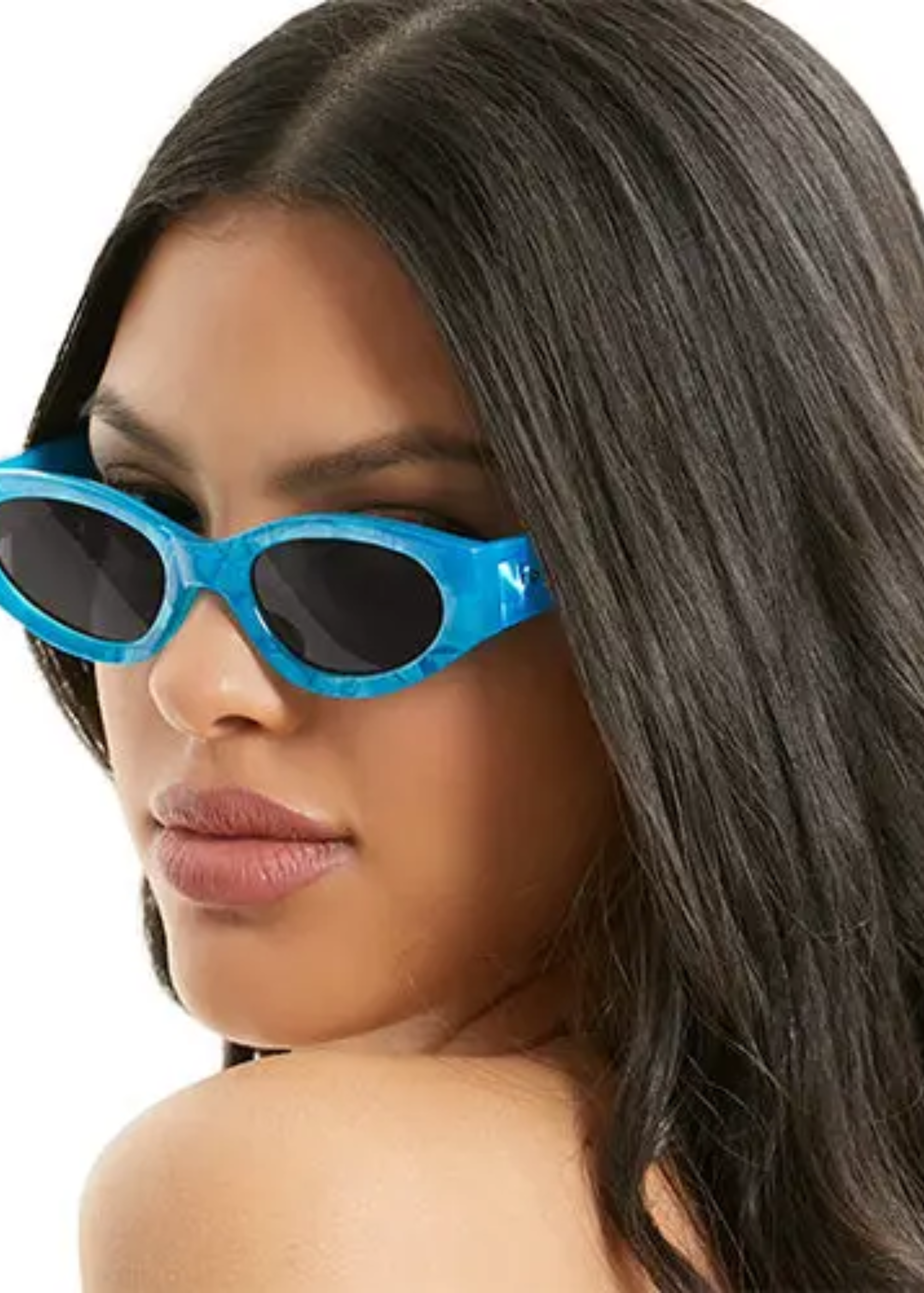 Kat x money moves sunglasses, blue