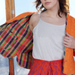 Verona reversible jacket, Citrus check