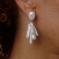 Petite plume earrings