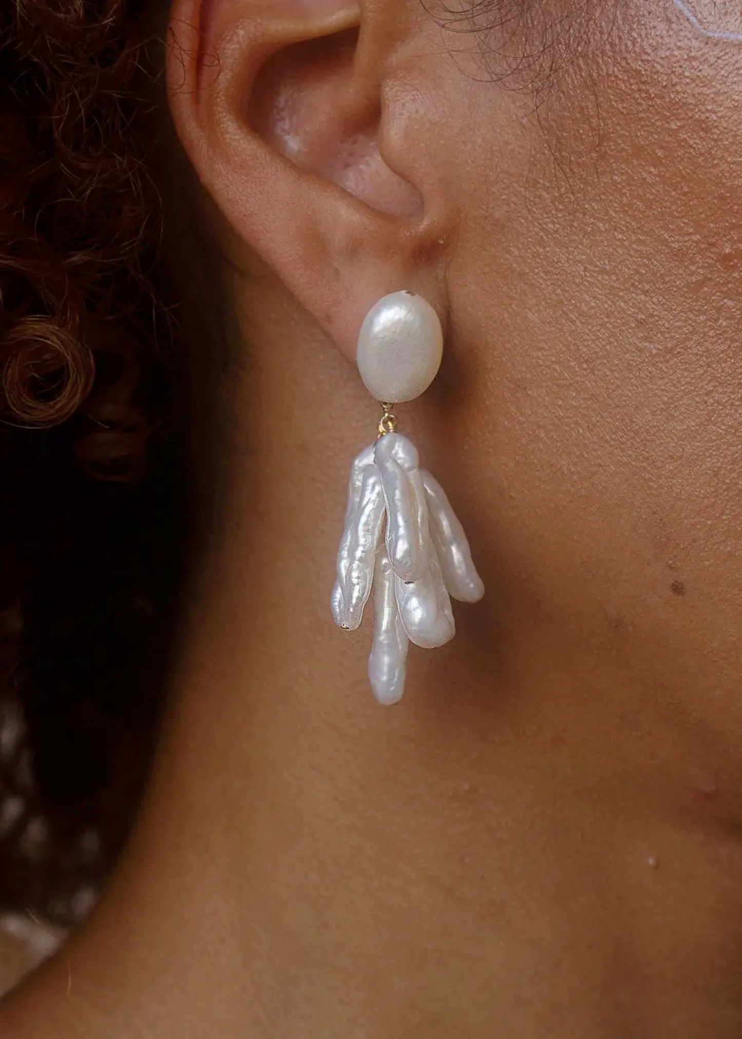 Petite plume earrings