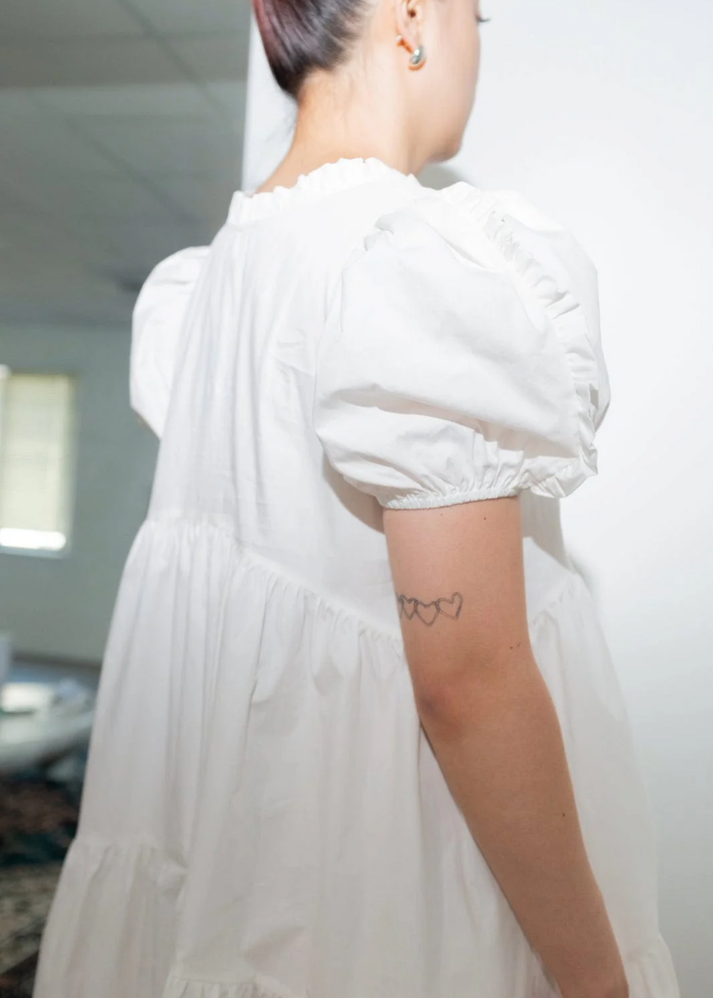 Fidelina dress, white