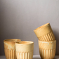 Stoneware drinking cup, beige