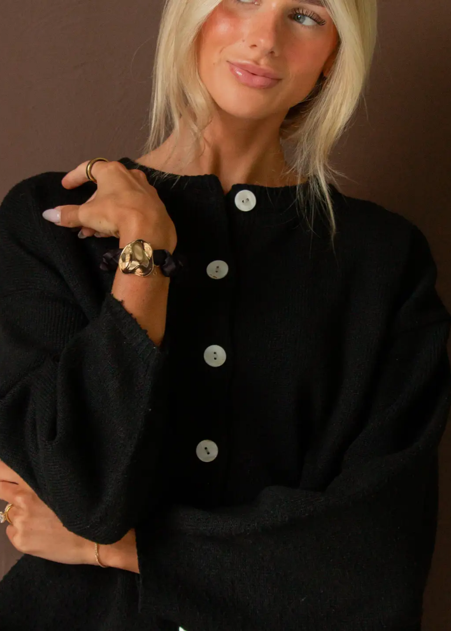 Silky scrunchie, gold