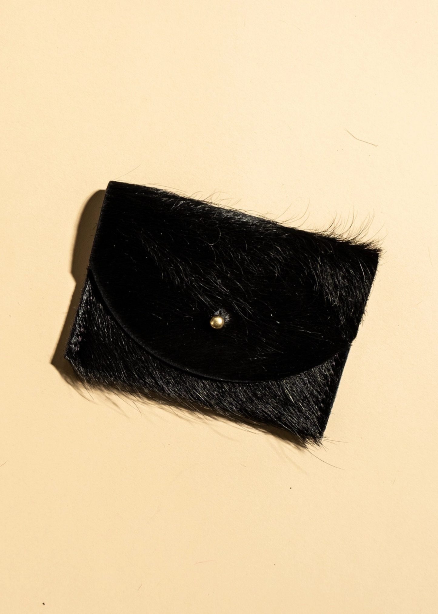 Cardholder, black cowhide