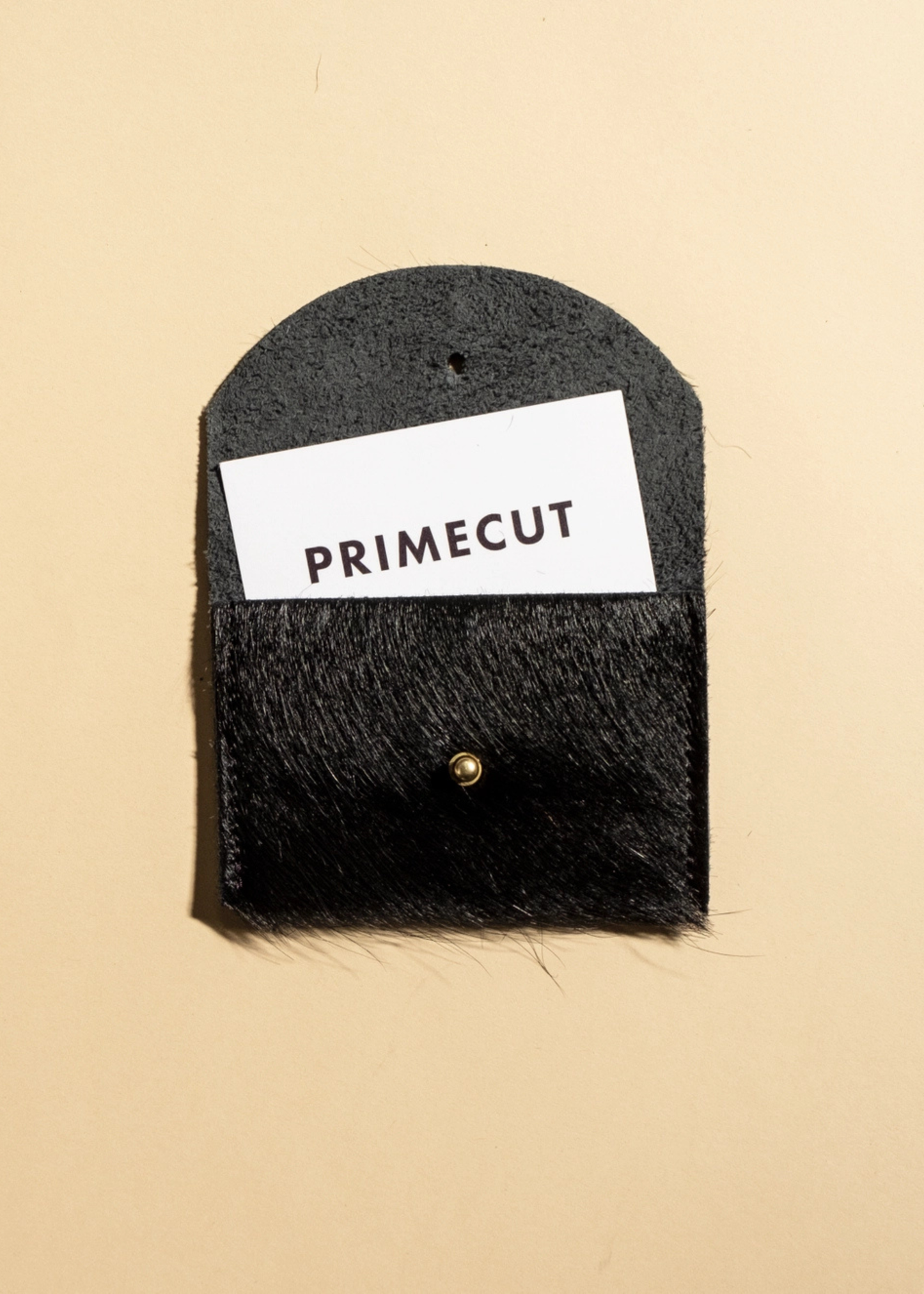 Cardholder, black cowhide
