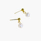 Pearl stud earrings