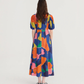 Blooming puff sleeve dress