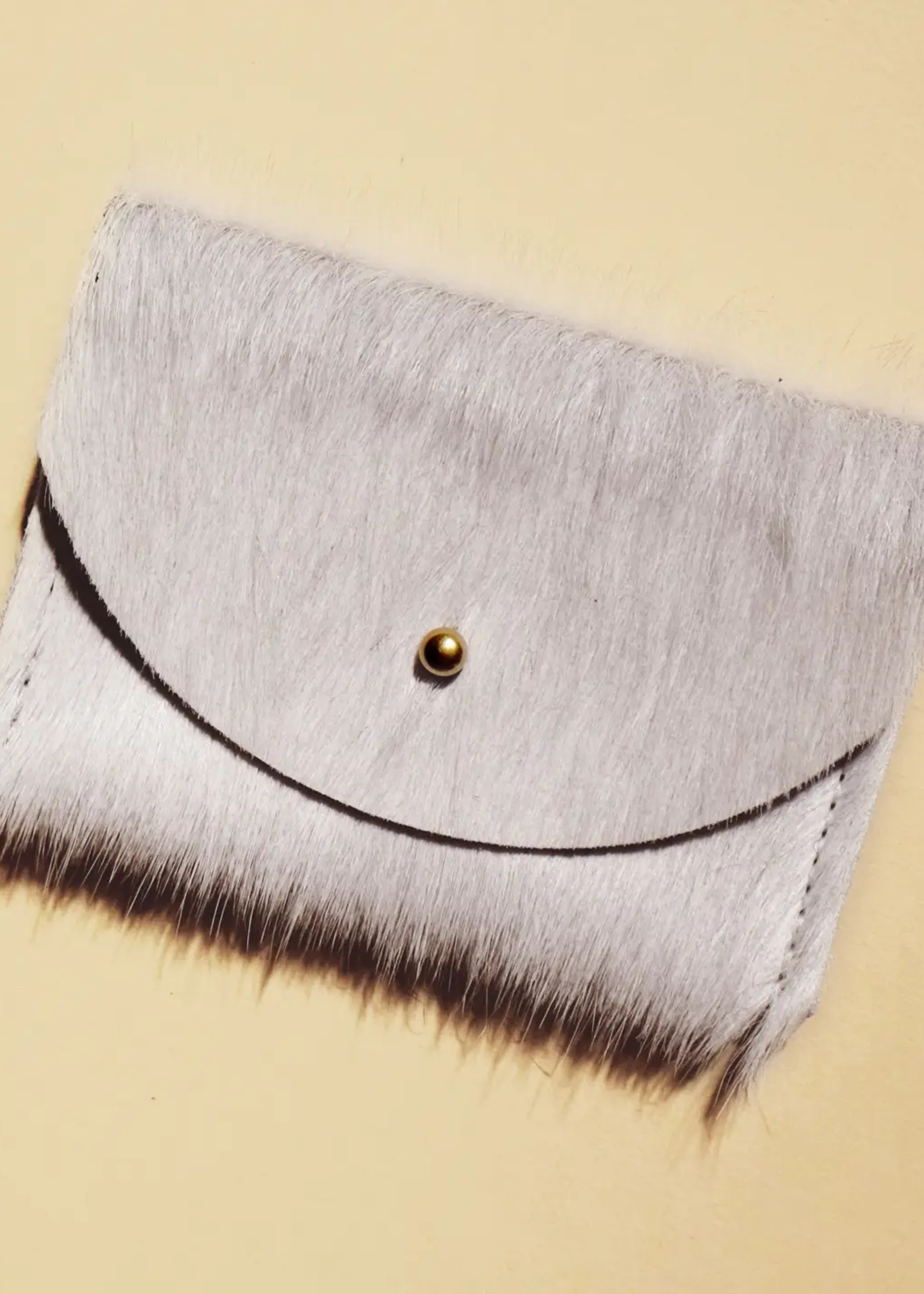 Cardholder, white cowhide