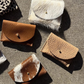 Cardholder, white cowhide