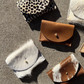 Cardholder, white cowhide