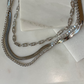 Thick as thieves herringbone chain necklace