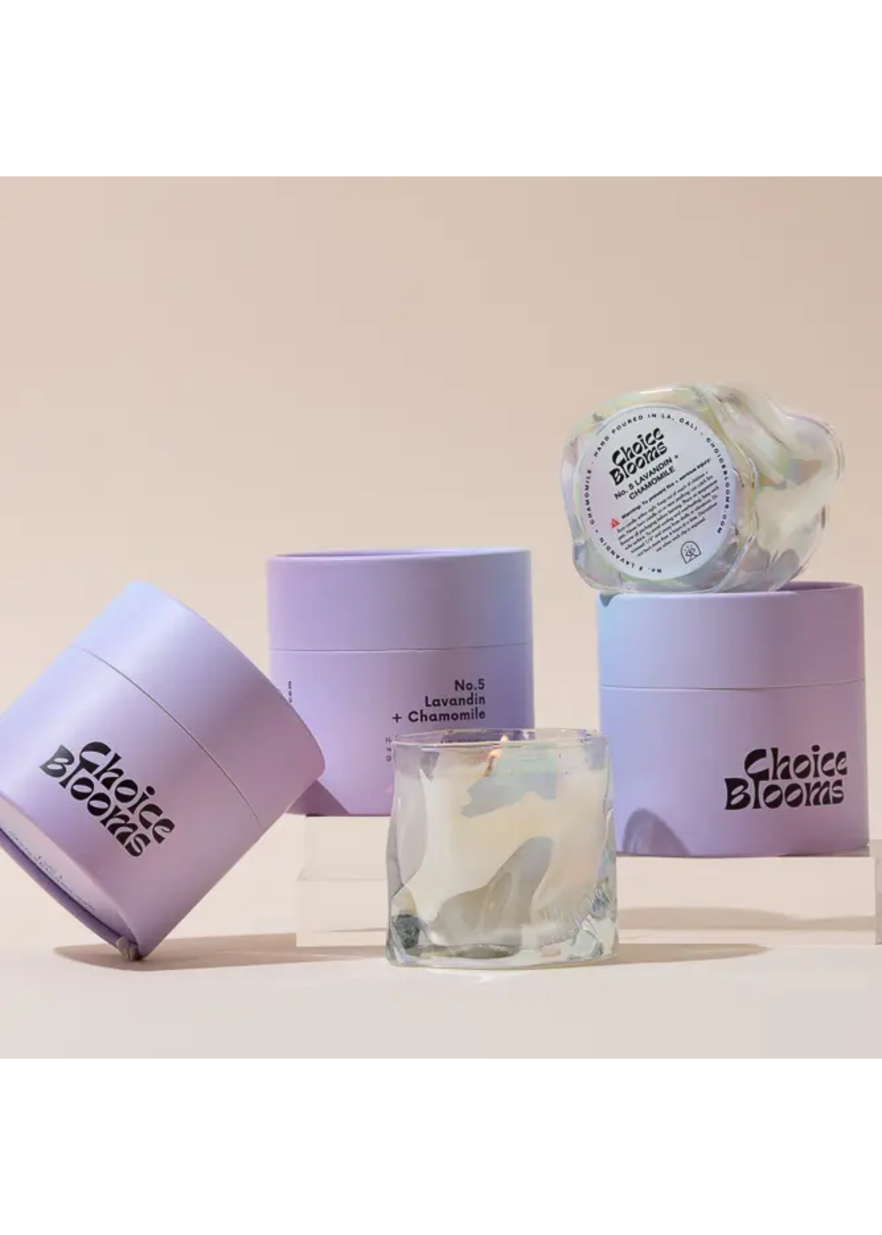 No.5 Lavandin and Chamomile candle