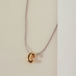 Little initial necklace