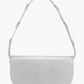 Inez recycled vegan shoulder bag, silver