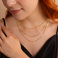 Alternated paperclip bracelet