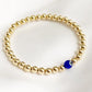 Shield evil eye stretch bracelet
