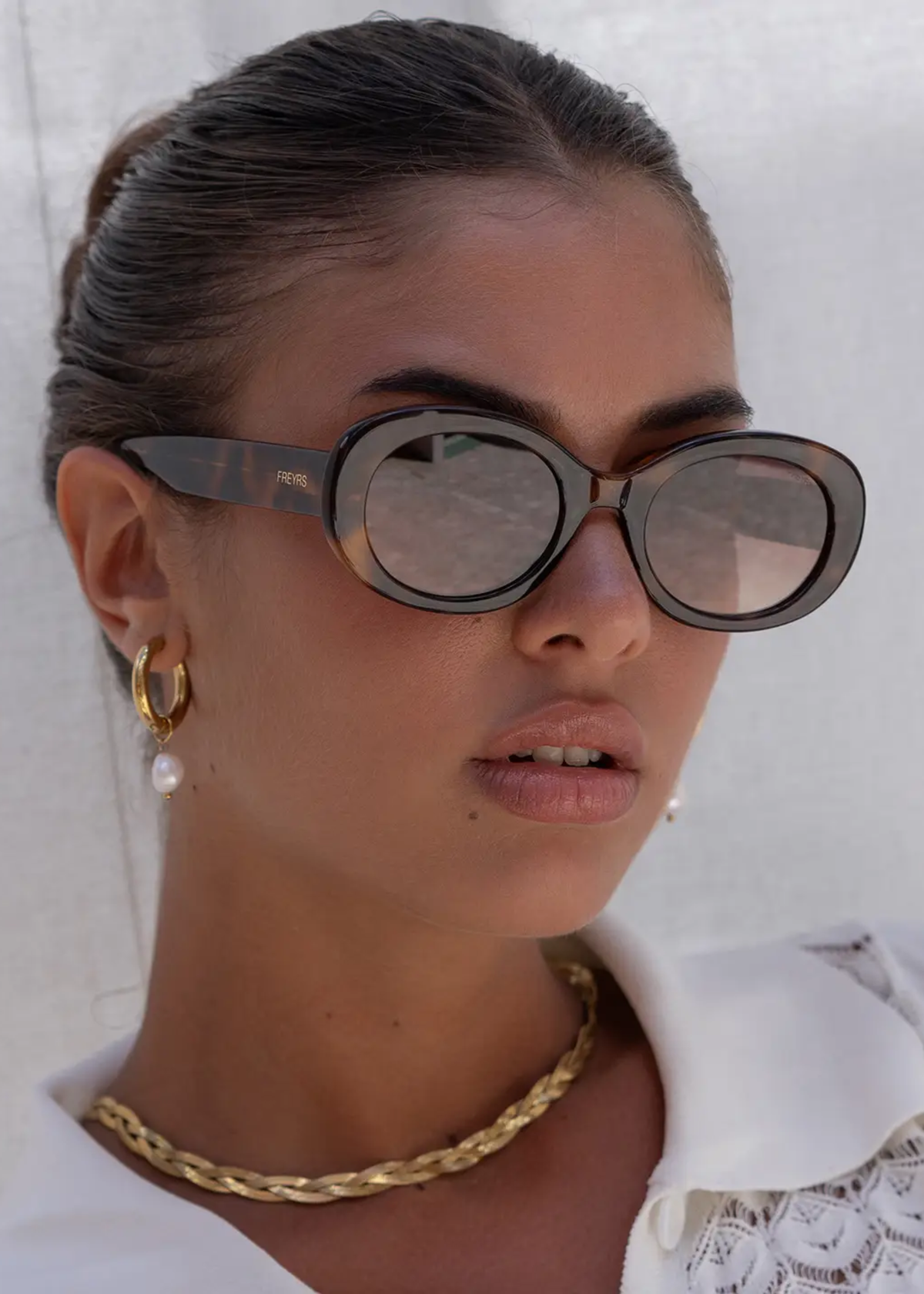 Aria sunglasses, brown tortoise