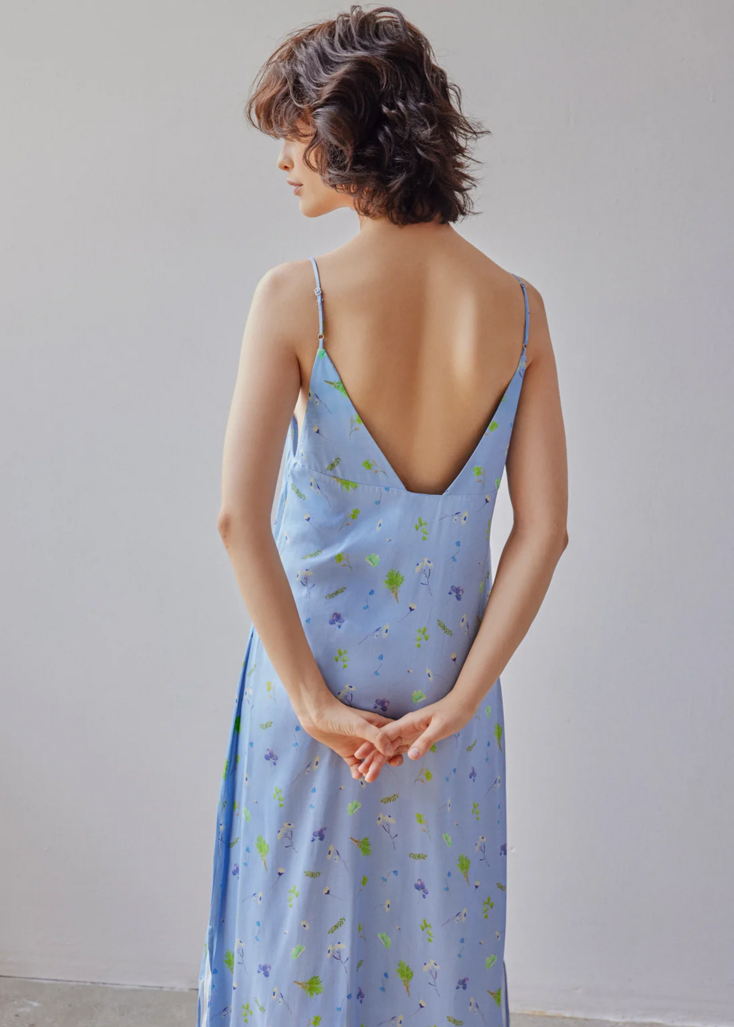 Lisbon dress, blue