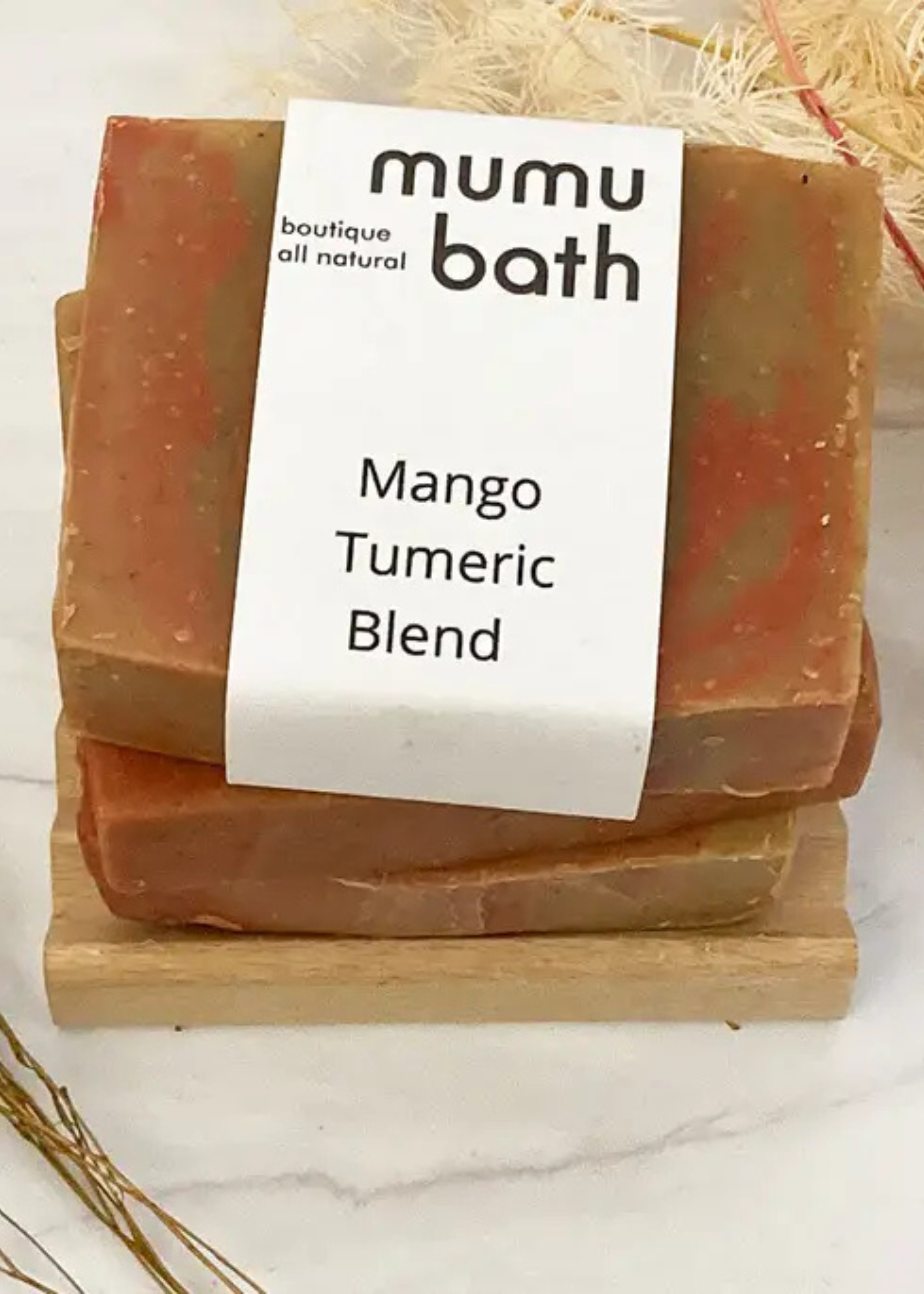 Avocado oil body soap, mango tumeric blend