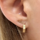 Petite bar stud earrings