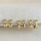 X clicker hoop earrings