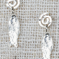 Fish dangle earrings