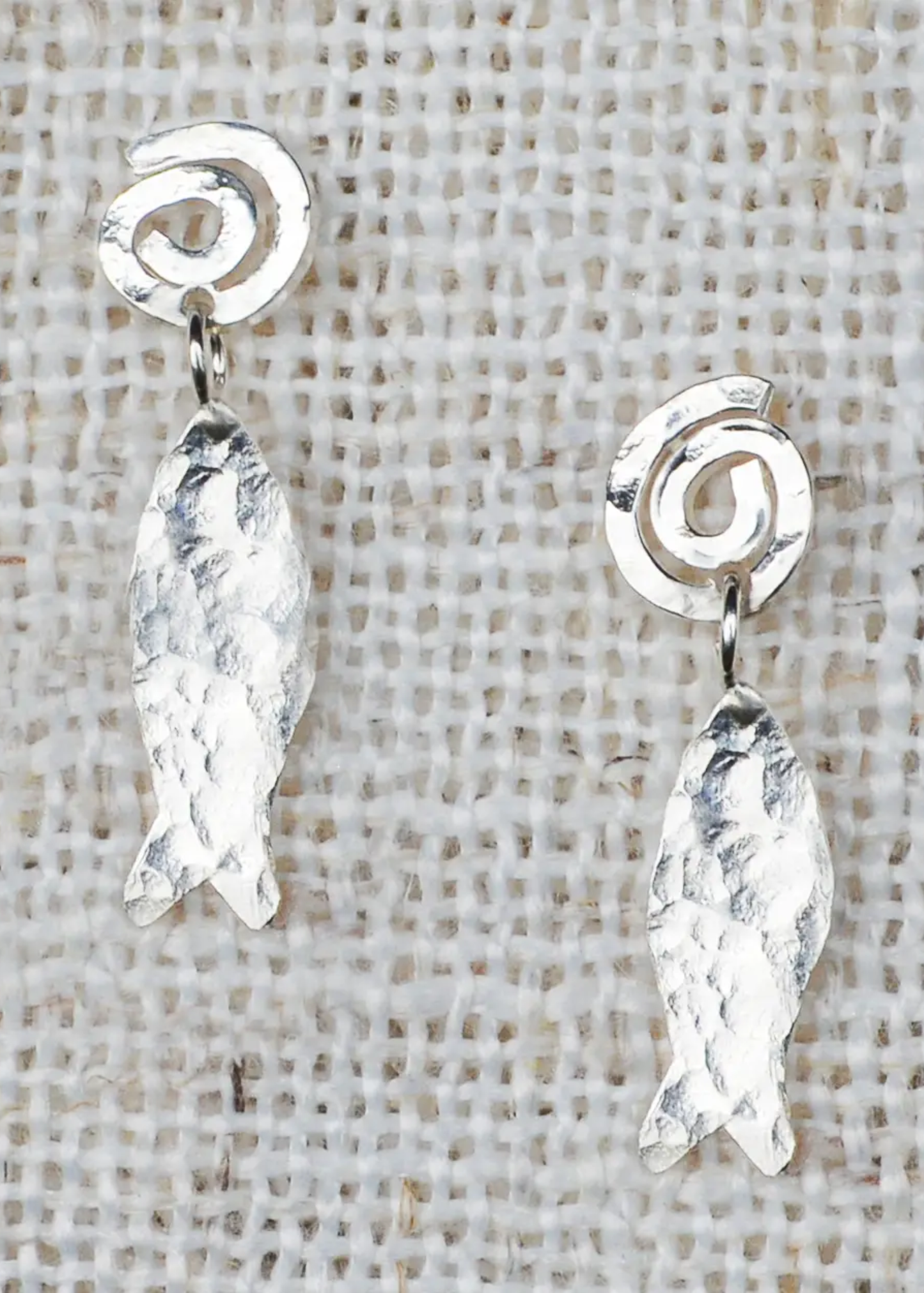 Fish dangle earrings