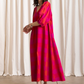 Double v-neck maxi dress