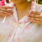 Cotton candy love necklace