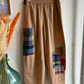 Collage pants, sand patch