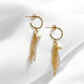 Portia fringe hoops