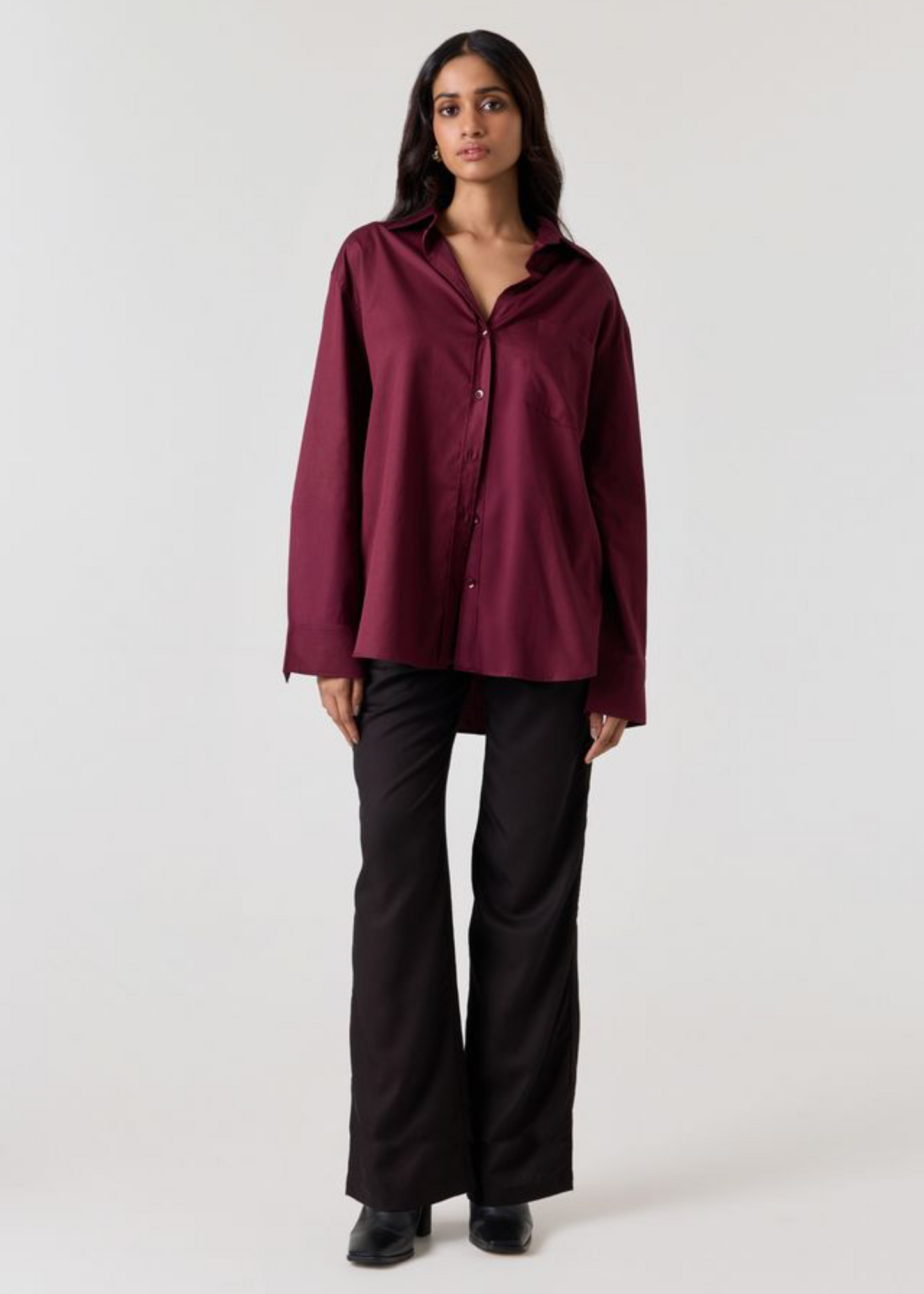 Ravenna shirt, mulberry