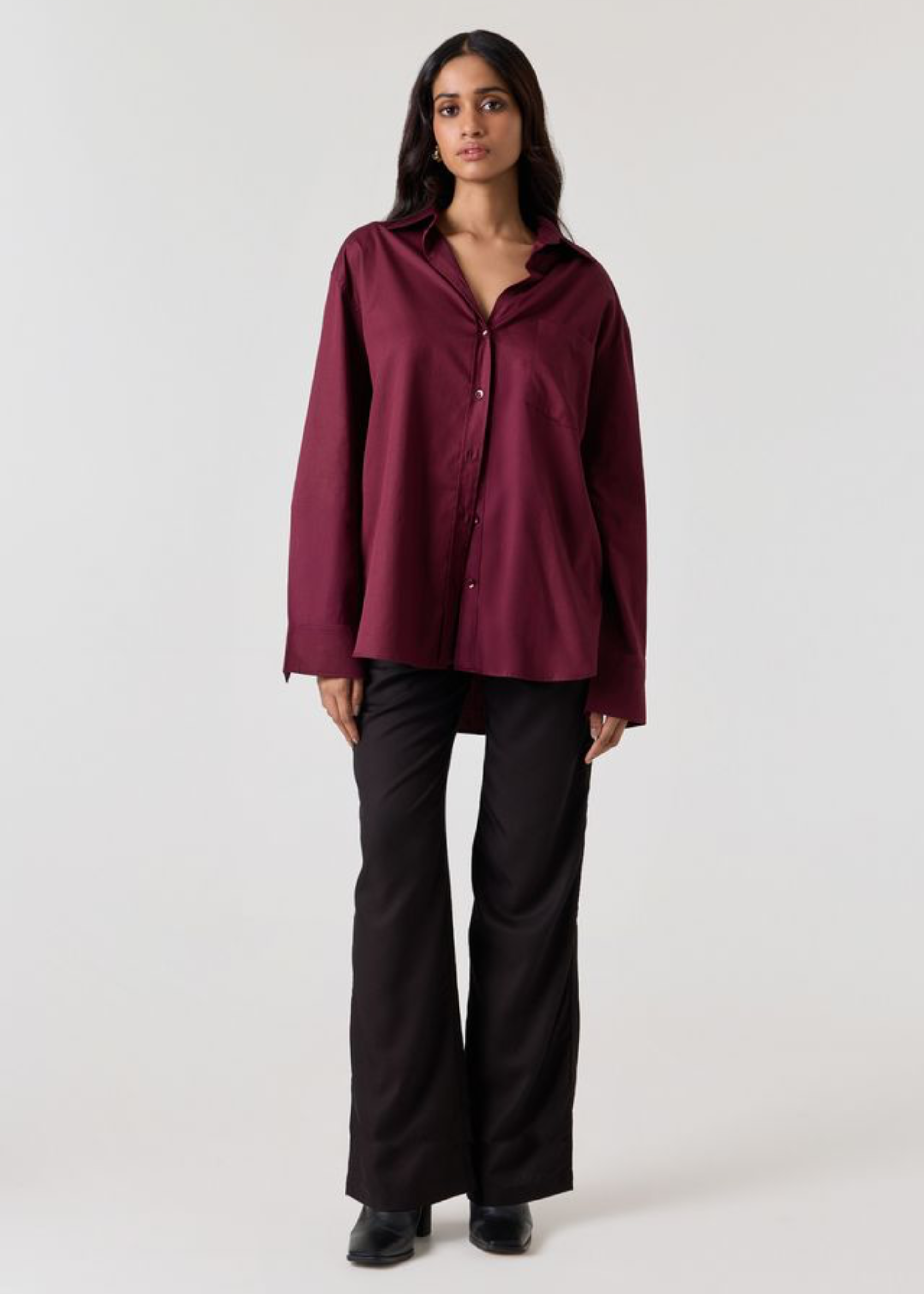 Ravenna shirt, mulberry