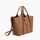 Malia mocha tote bag