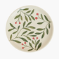 Holly leaf plate, green