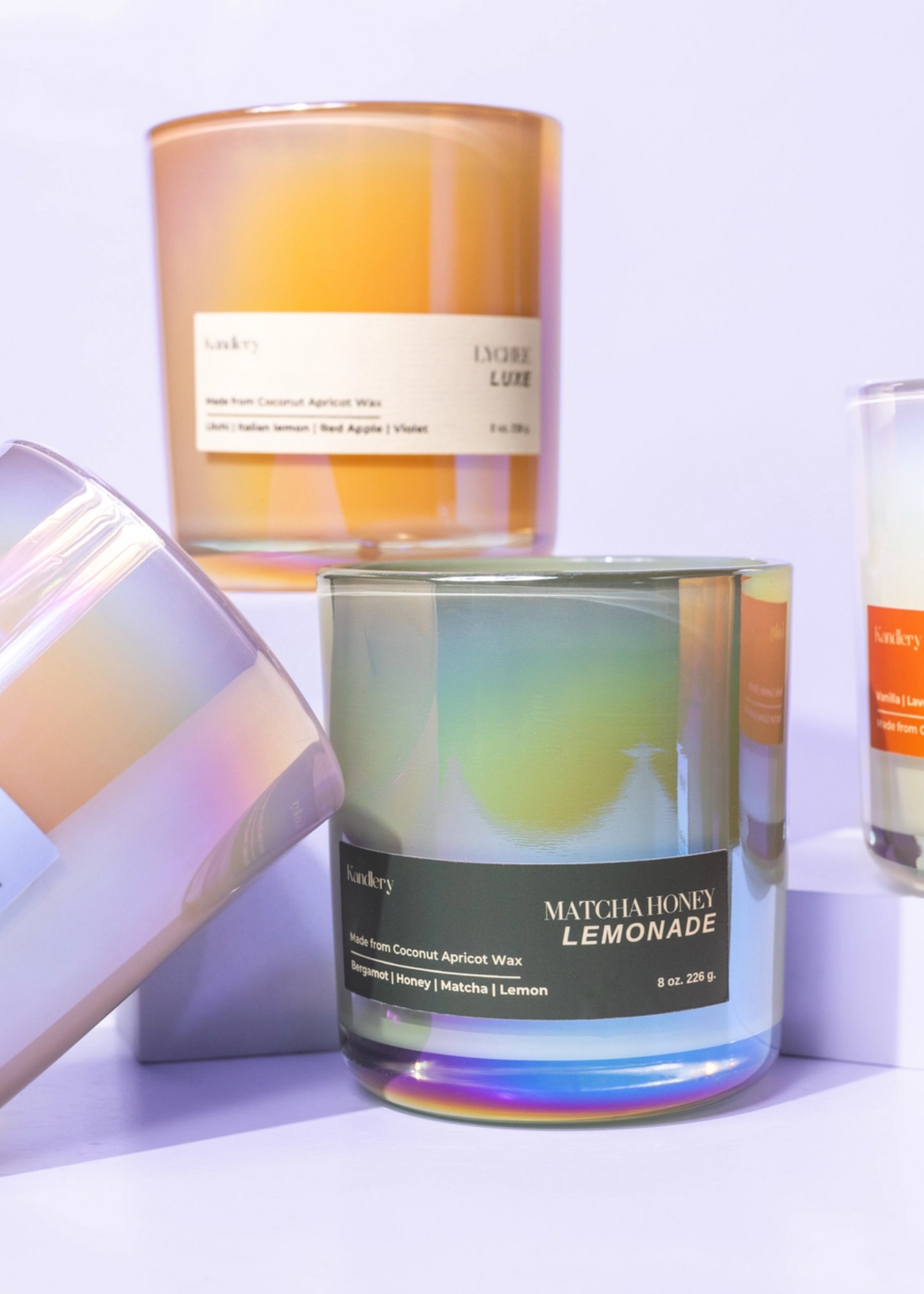 Matcha honey lemonade candle