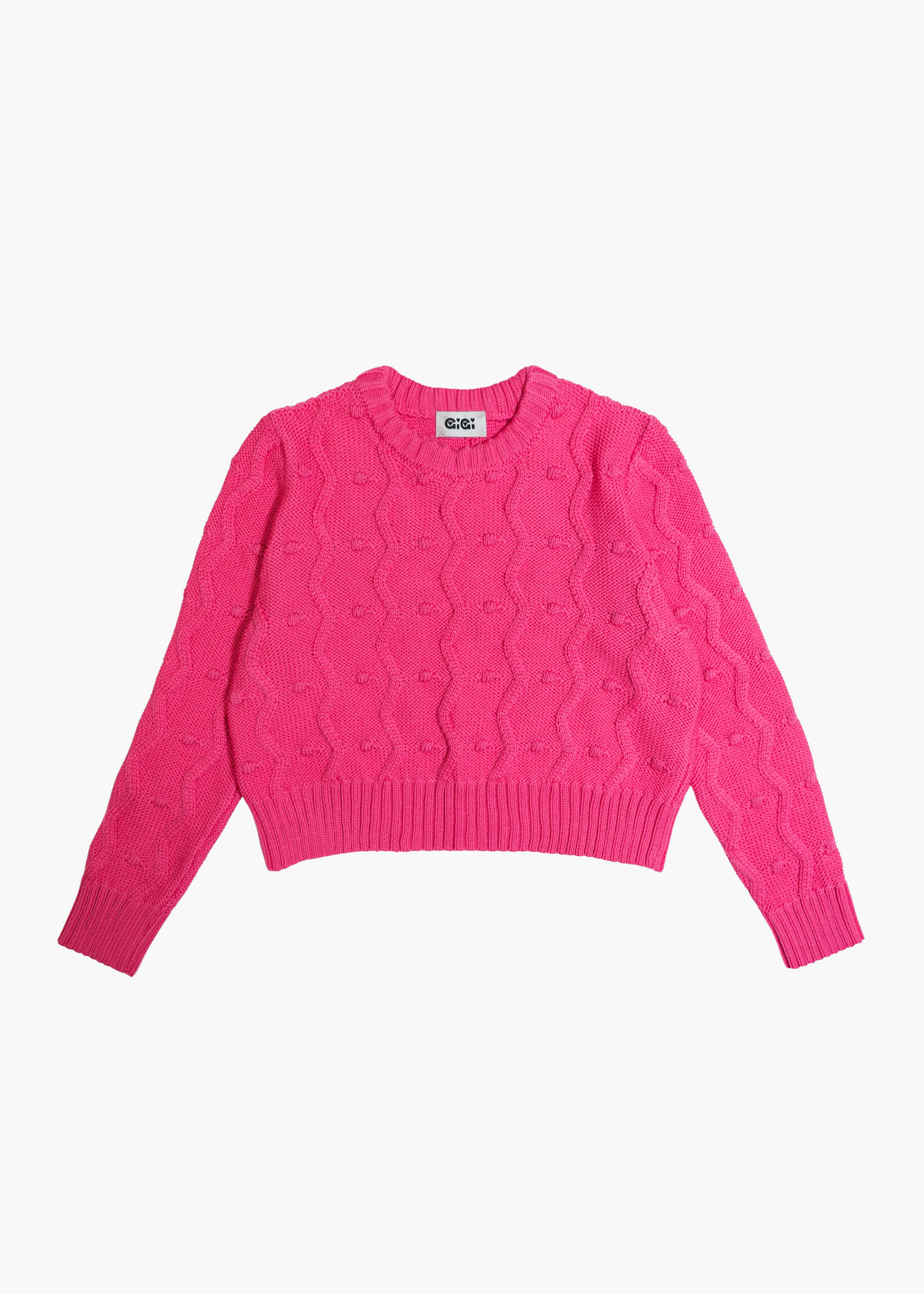 Pom pom sweater, pink