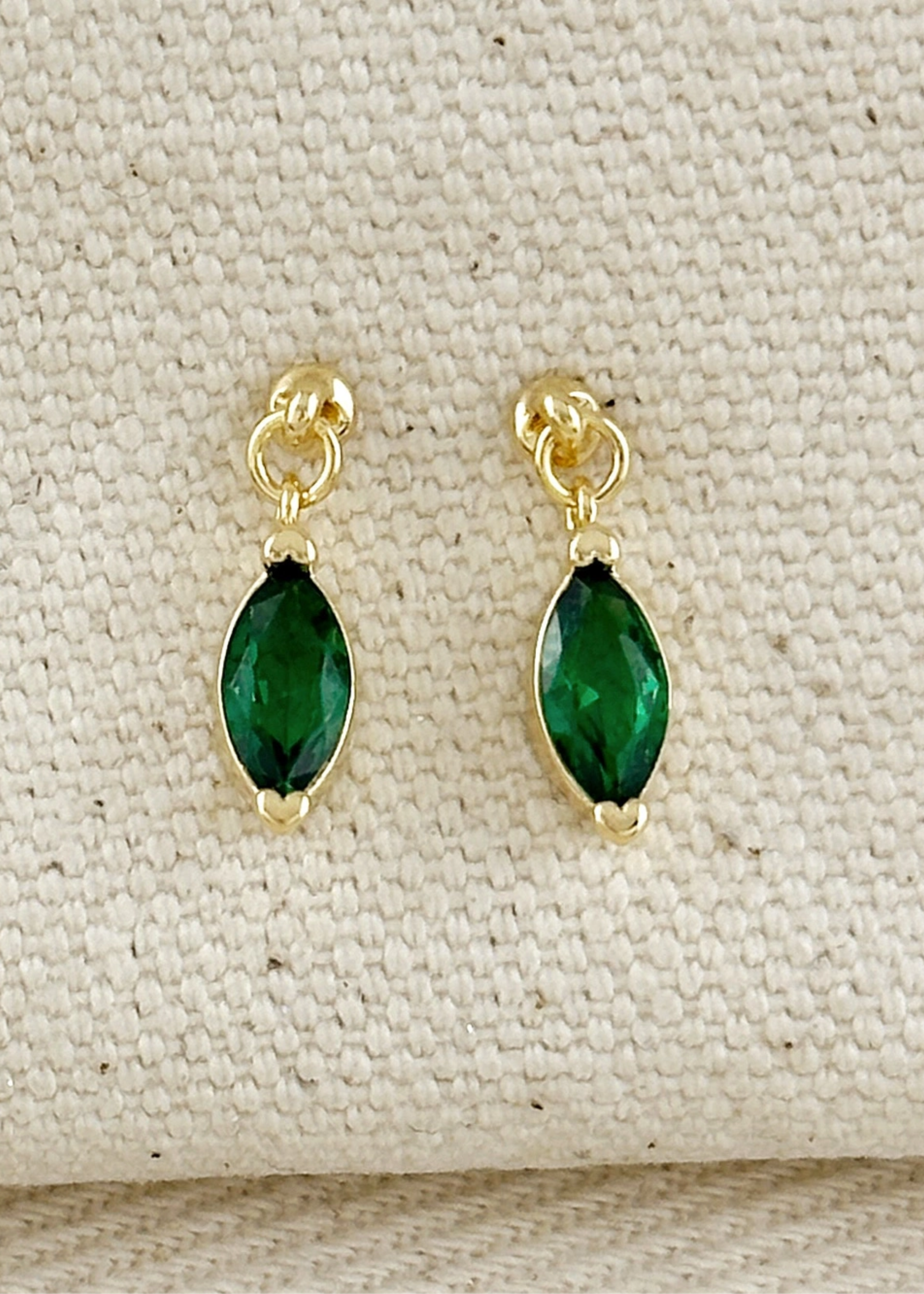 Marquise drop earrings