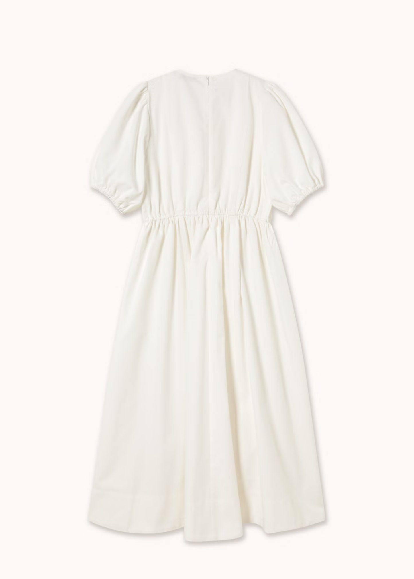 Puff sleeve midi dress