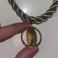 Feelings necklace, silk cord