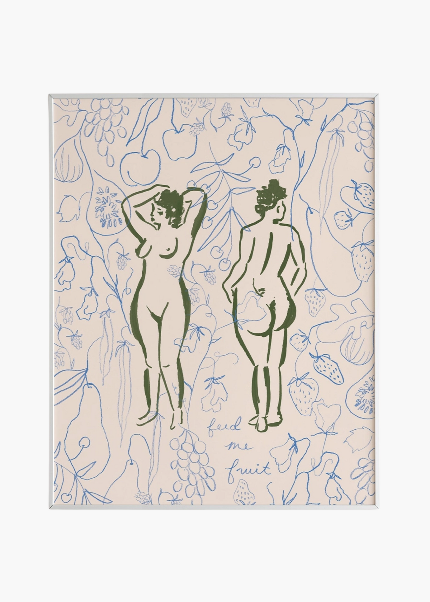Fruit nymphs art print