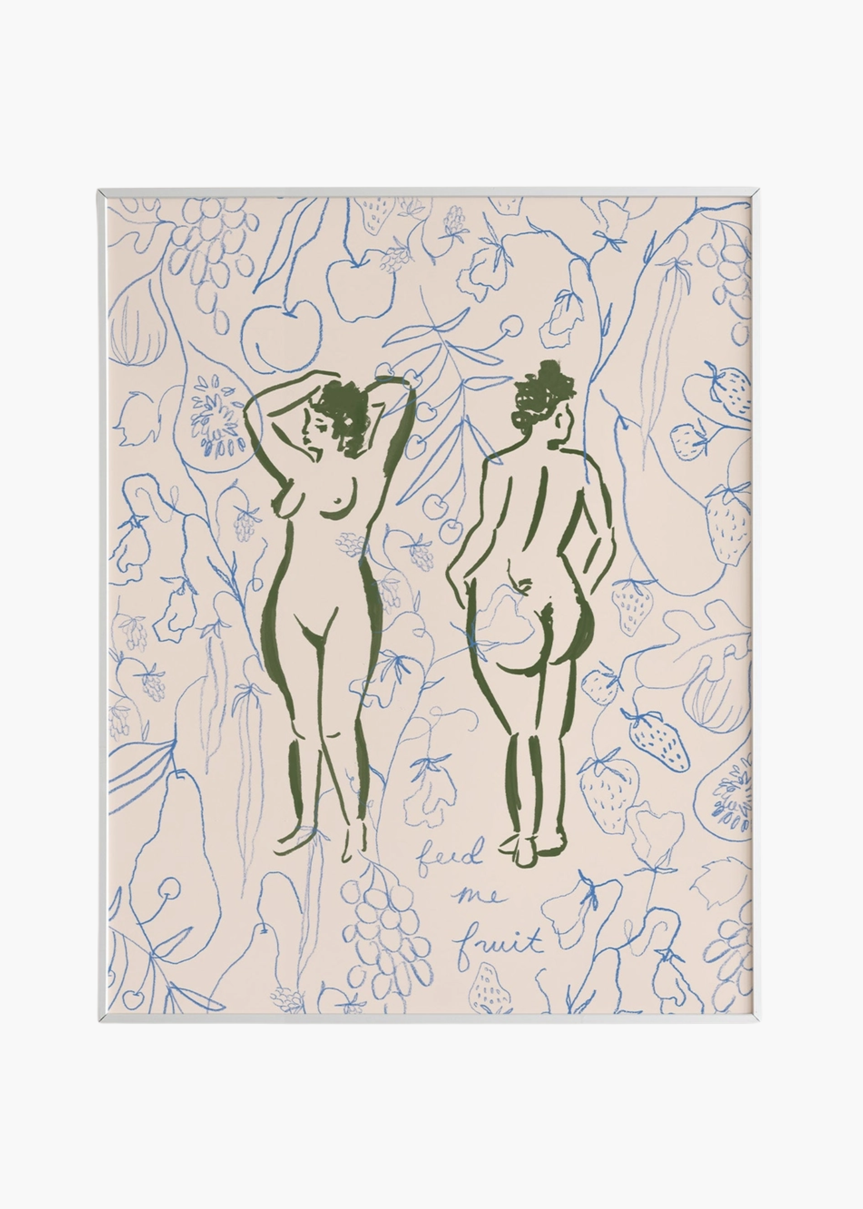 Fruit nymphs art print
