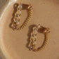 Alex chain studs, gold