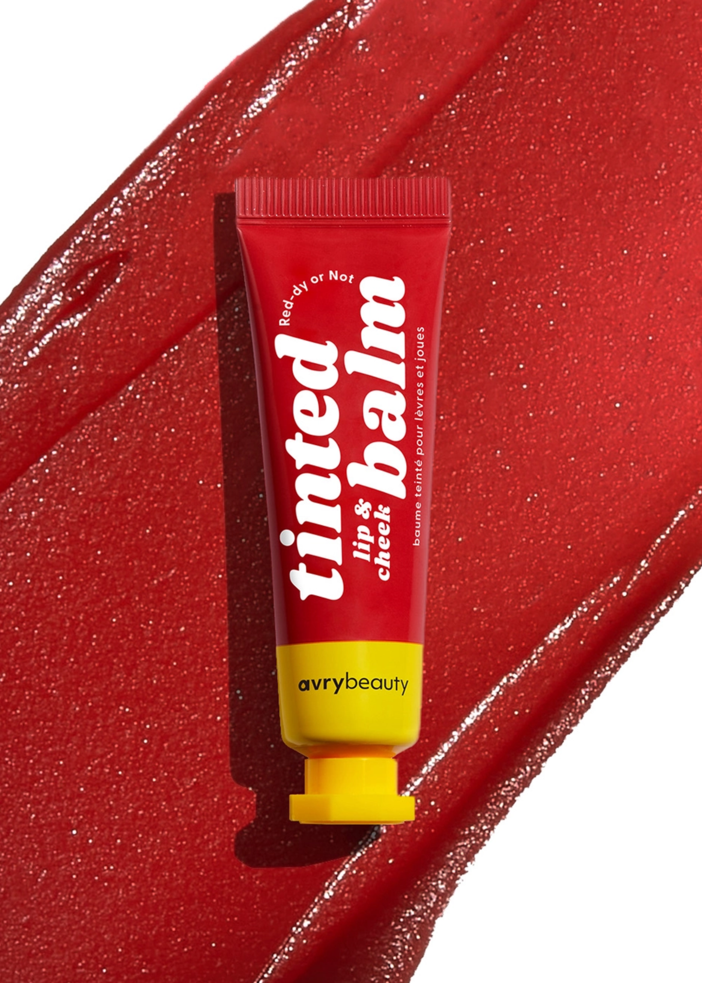 Lip and cheek tinted balm, red-dy or not